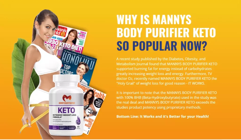 Manny Body Purifier Keto