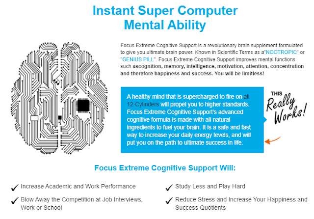 Focus Extreme Cognitive Support