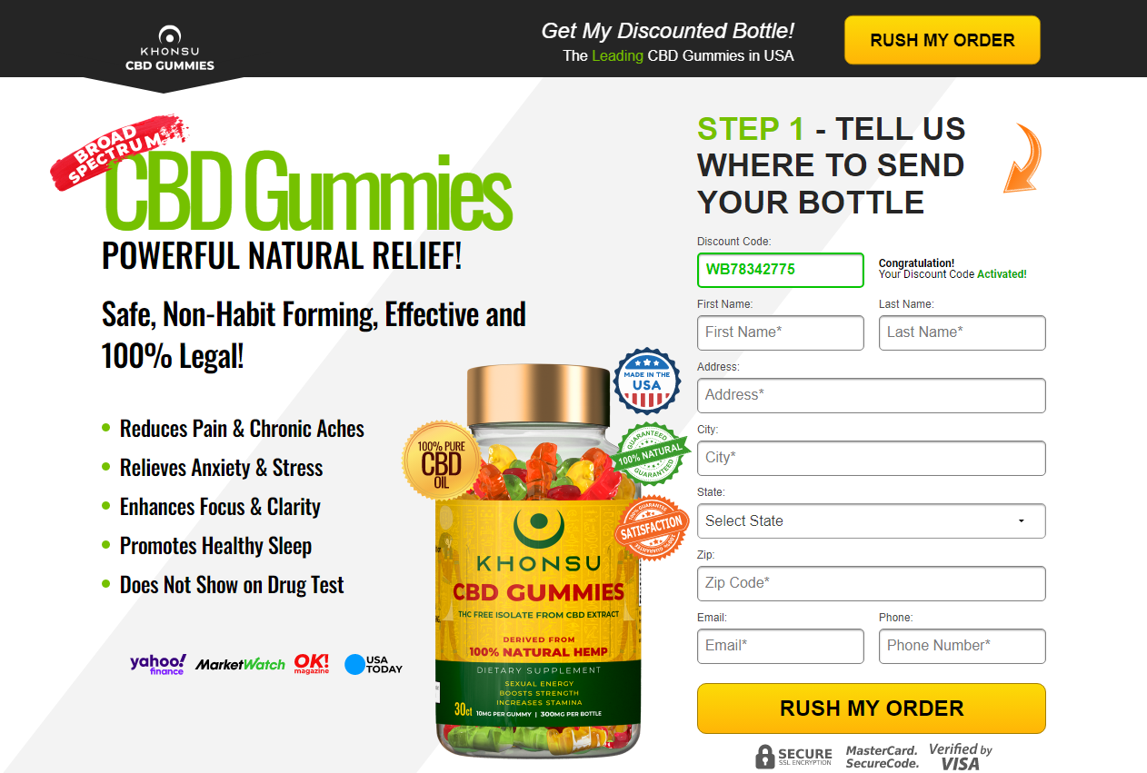 Khonsu Formula CBD Gummies Supplement
