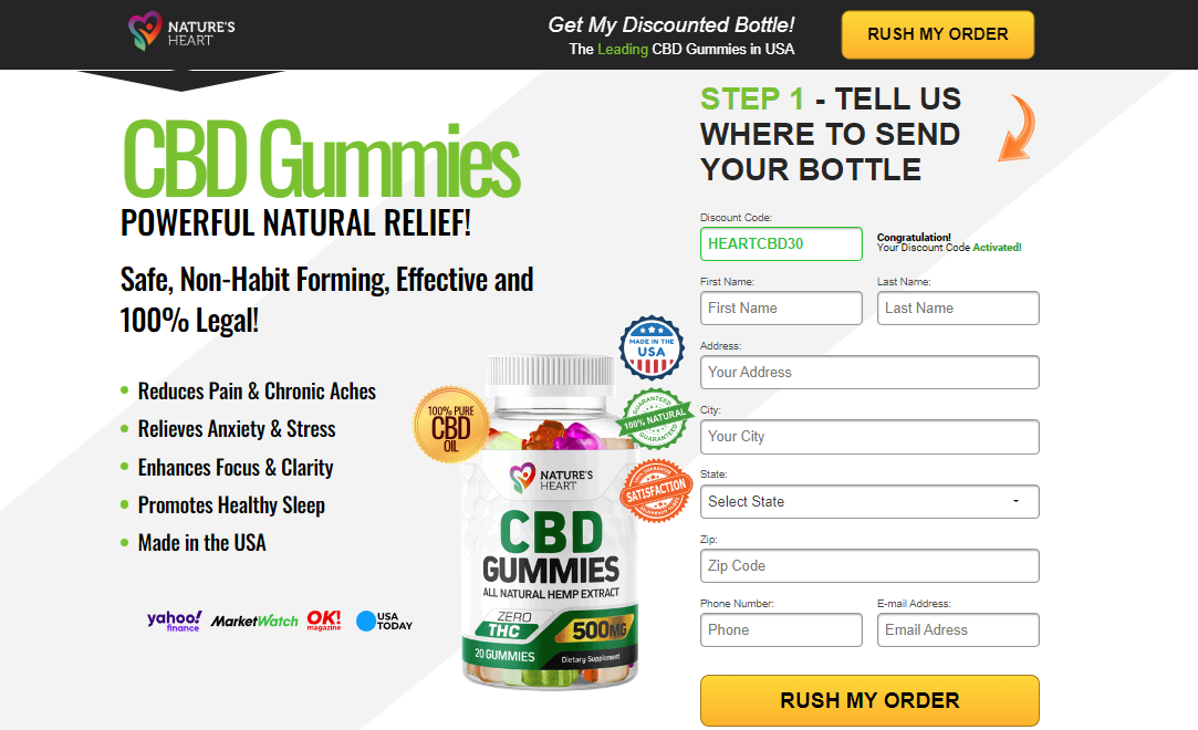Nature's Heart CBD Gummies Supplement